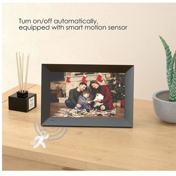 NEW HD Touch Screen Smart Cloud 10.1 Inch WiFi Photo Frame with Motion Sensor - Picture 2 of 9